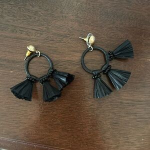 Not your basic black earrings